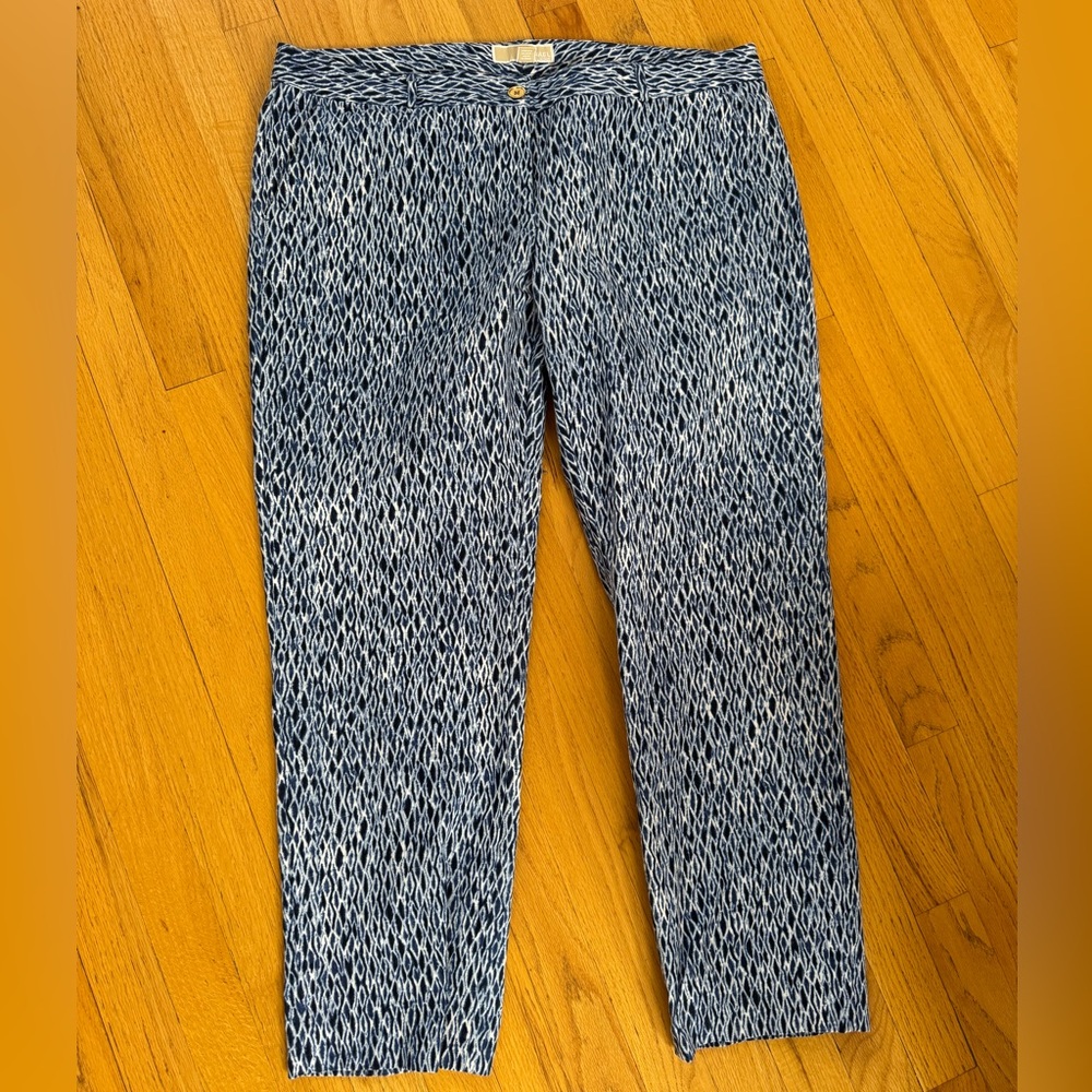 Michael Kors Black and White Patterned Joggers